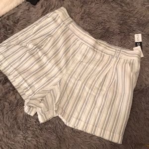 Striped Tailored Shorts